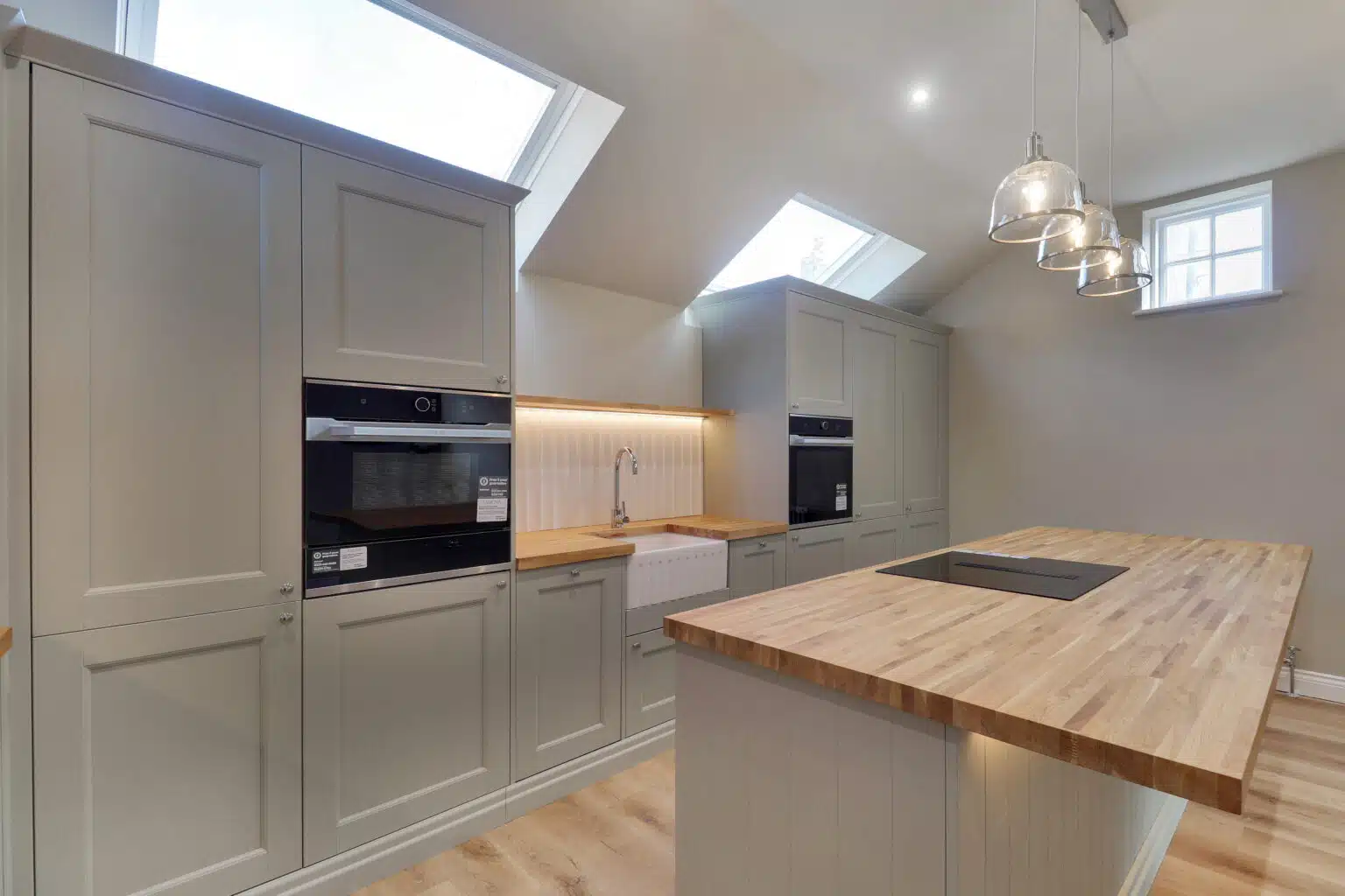 Stylish modern kitchen after renovation